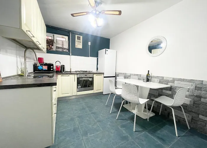 Blue - Half Ground Level With Windows - Demisol Apartment