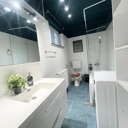 Blue - Half Ground Level With Windows - Demisol *